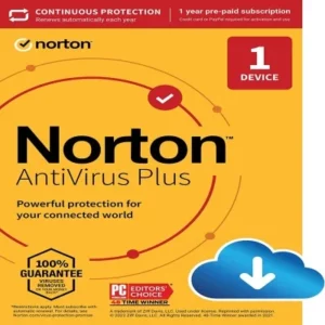 Norton AntiVirus Plus For 1 Year